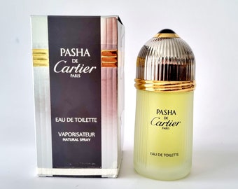 Cartier Pasha de Cartier Eau de Toilette für Männer EDT 50 ml 1,6 Fl. Oz. Spray Parfüm Herren Vintage 1992 Erste Version SUPER SELTEN