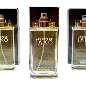 Discontinued JAKO by Karl Lagerfeld edt Spray 75 ml 2.5 fl.oz with box, Vintage perfume, Gift for men, Old formule