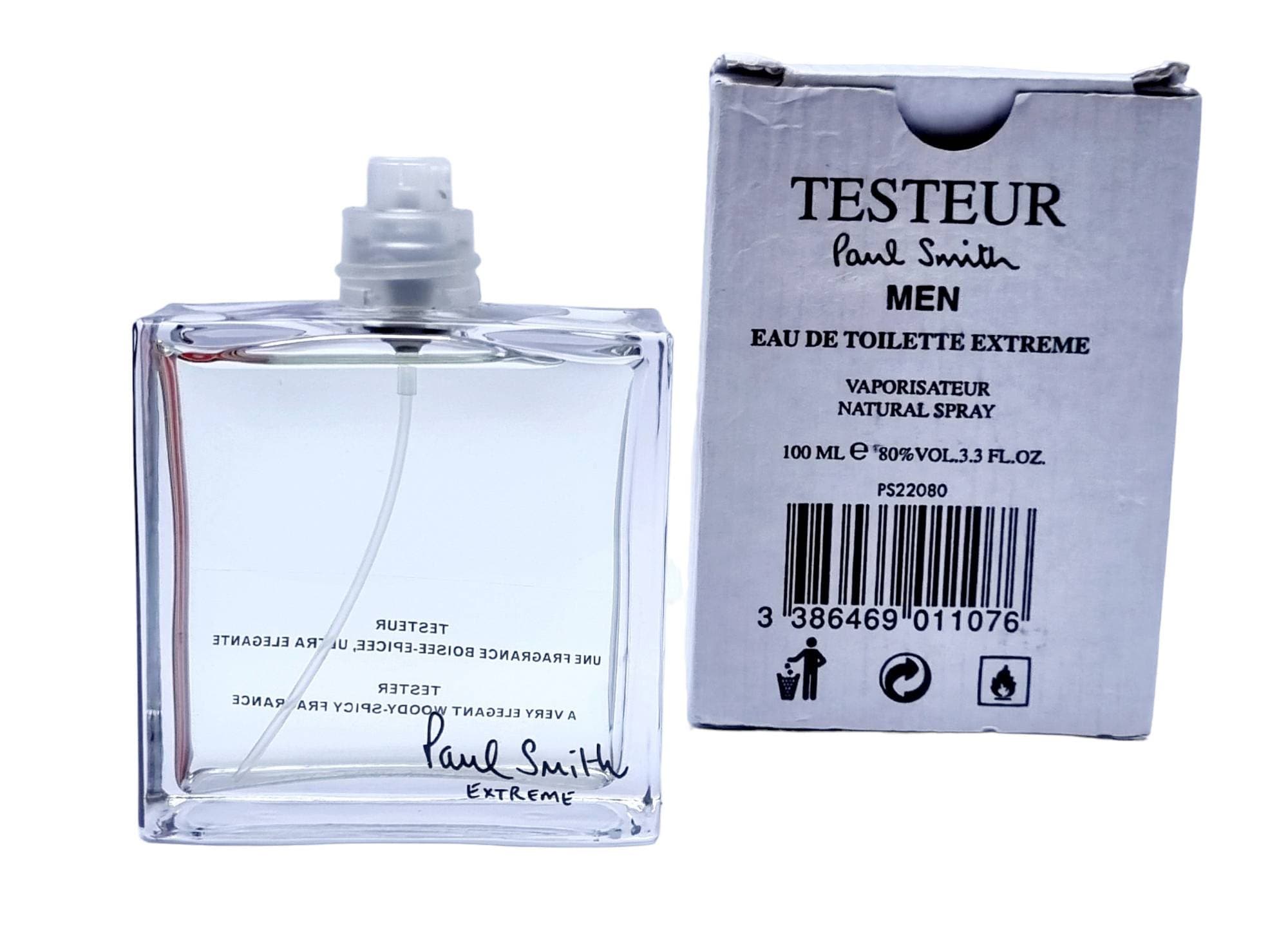 Paul Smith Extreme for Men Eau De Toilette 100ml EDT Spray Vintage