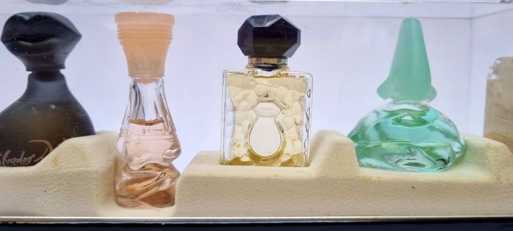 Salvador Dali Miniature Perfume Bottles 1990 Vintage Mint