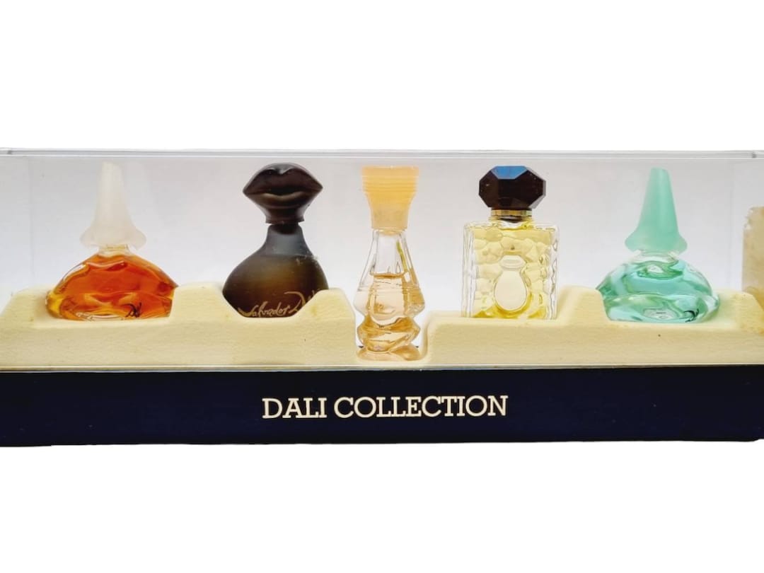 Salvador Dali Miniature Perfume Bottles 1990 Vintage Mint Iconic 5