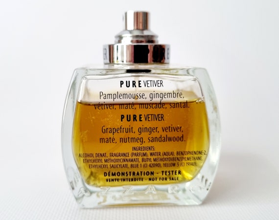 Azzaro Pure Vetiver Eau De Toilette Perfume Bottle, Vintage