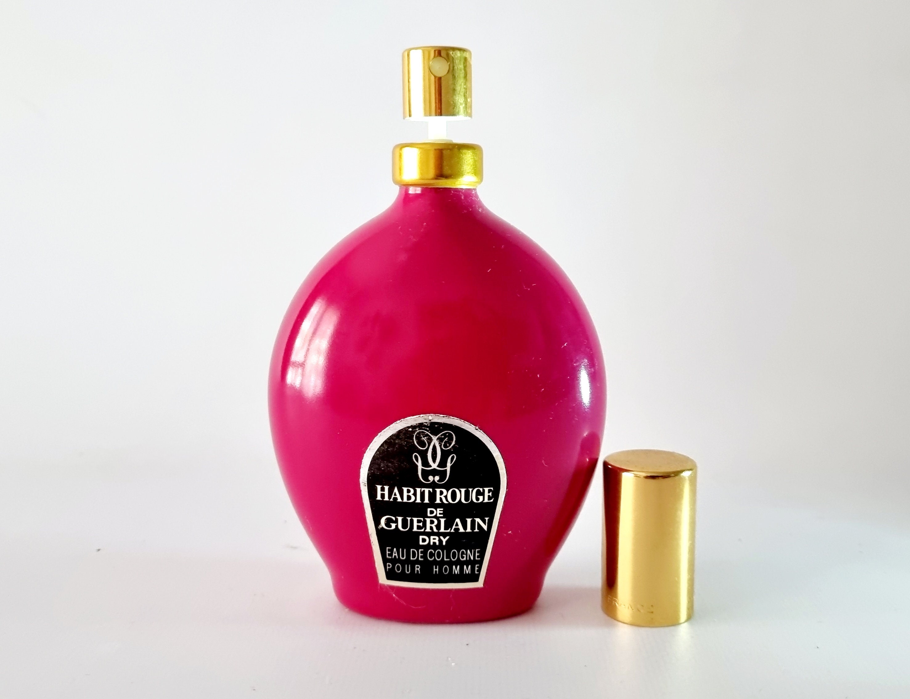 香水(男性用) Guerlain Habit Rouge Eau de Parfum Guerlain Men's Habit Rouge EDT Spray 3.3 oz Fragrances