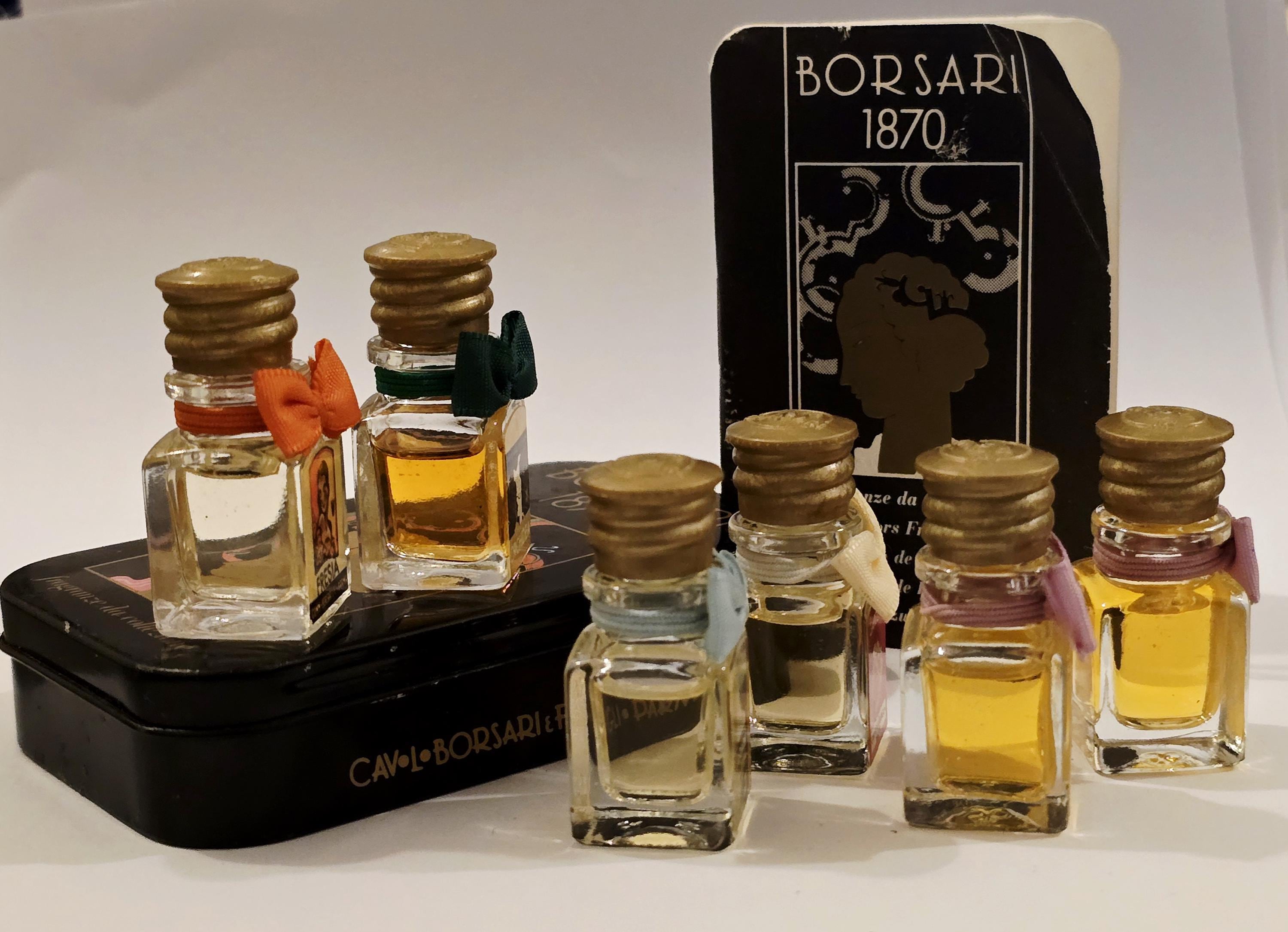 Vintage Borsari 1870 Miniature Perfume Set – Rare Italian Mini