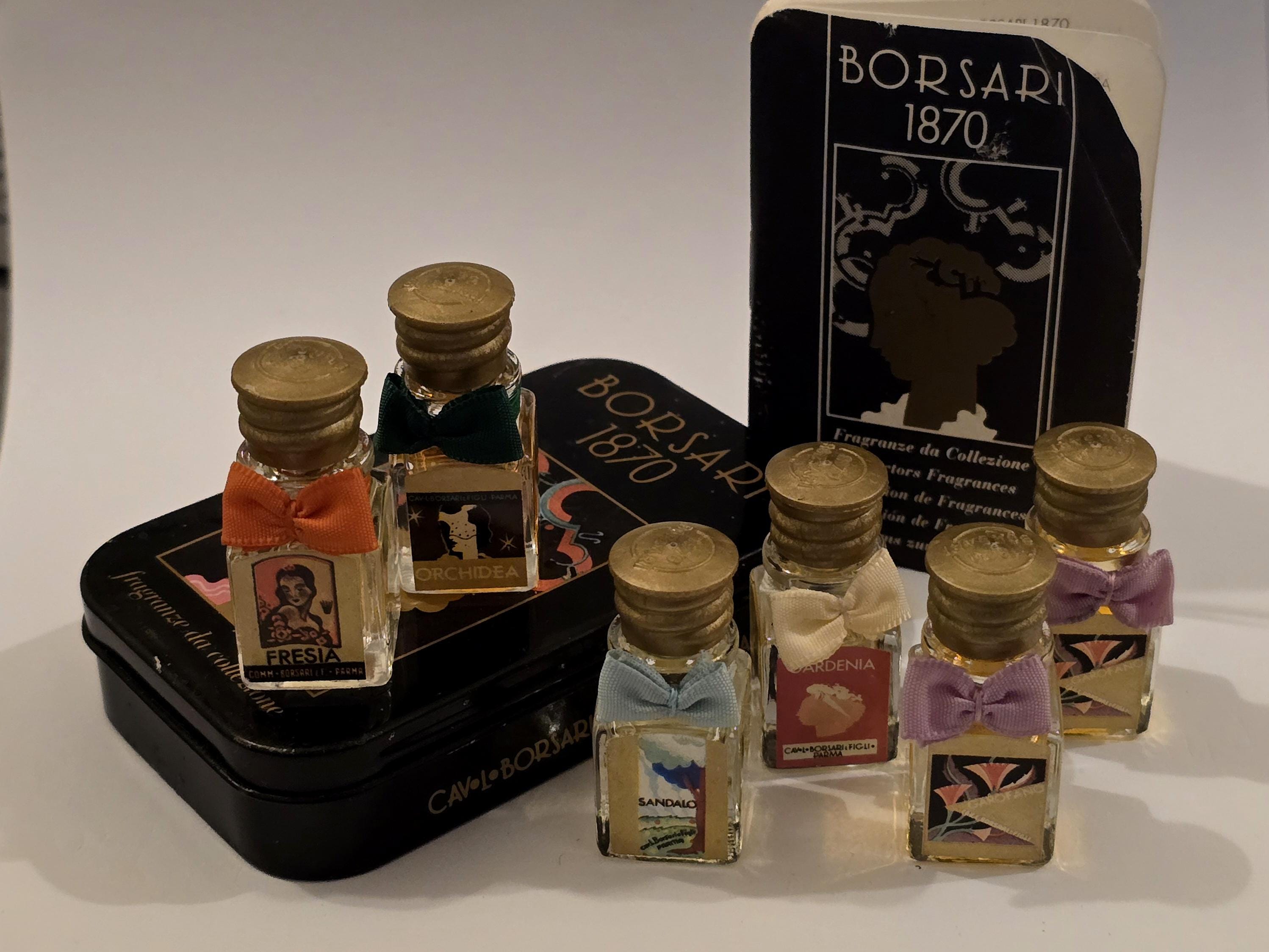 Vintage Borsari 1870 Miniature Perfume Set – Rare Italian Mini