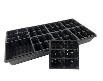 6-Cell Seed Starter Kit - 1020 Tray with Inserts for Vegetables