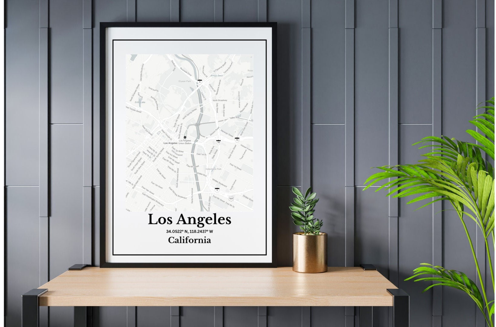 Los Angeles Map, LA Map Print, Los Angeles Print, LA Poster, Los ...