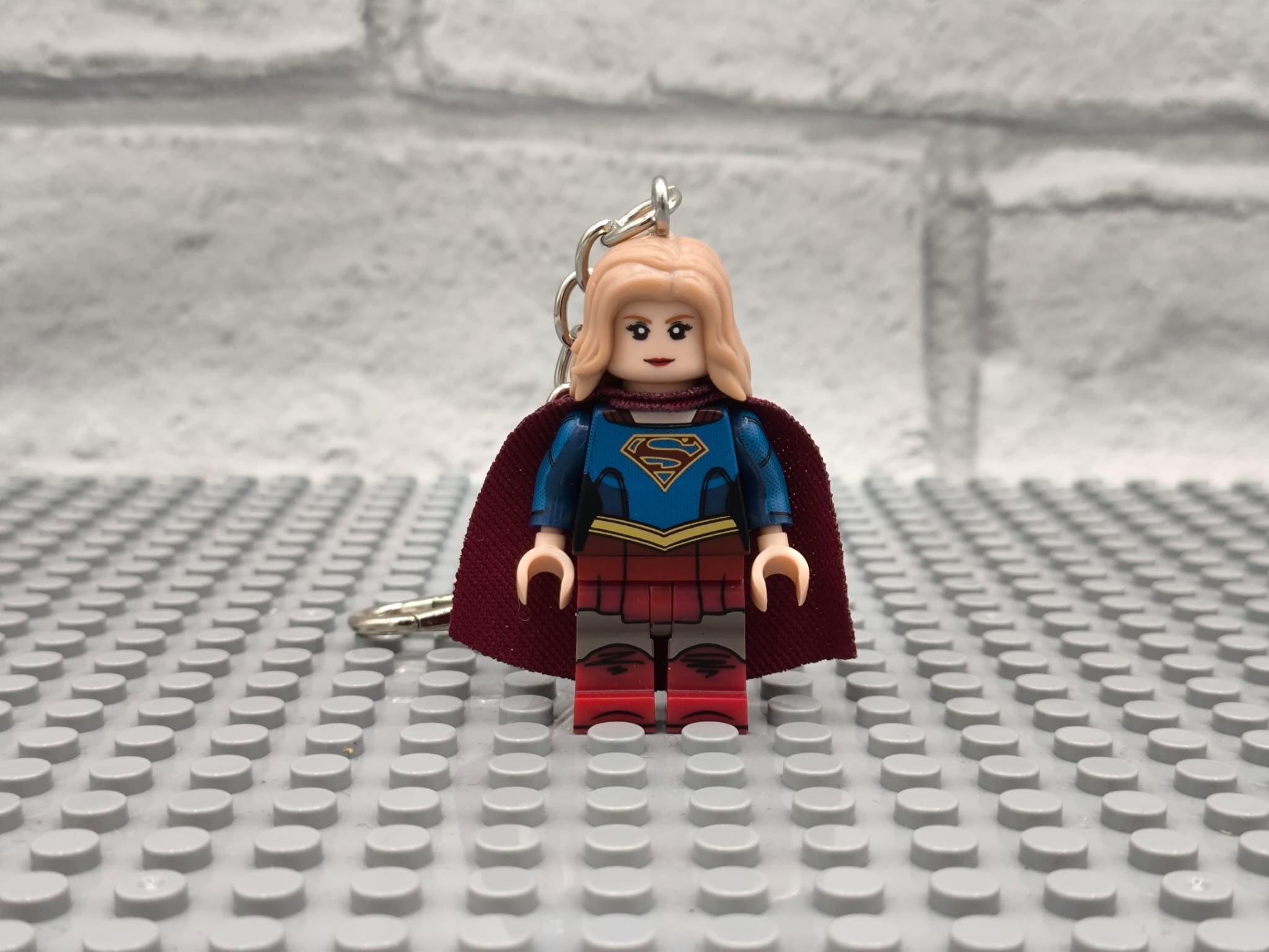 Supergirl Keyring Keychain Superhero - Etsy