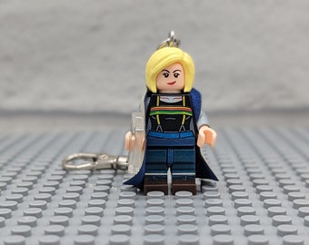 Jodie Whittaker Dr Who Keyring Keychain Etsy UK