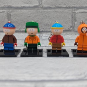 South Park, Eric Cartman, Kyle Broflovski, Kenny McCormick, Stan Marsh, keyring keychain