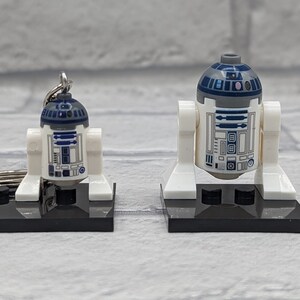 Mini R2D2 (larger for Size Comparison Only) Star Wars Keyring Keychain ...
