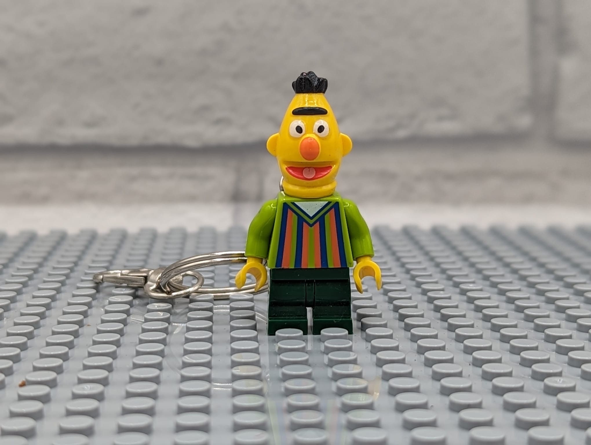 Burt Seseme Street Keyring Etsy