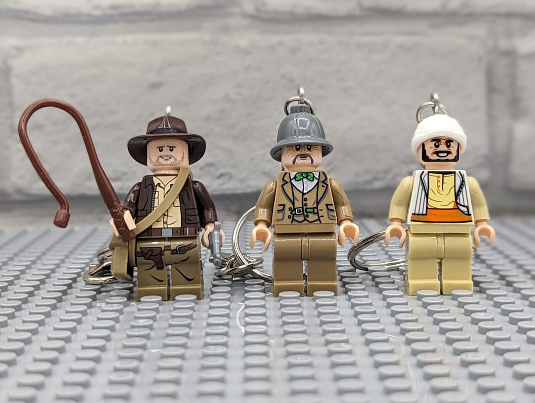 Indiana Jones, Henry Jones Sr. Sean Connery, Sallah, Keyring Keychain