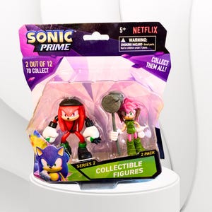 ソニック　エイミーローズ、ナックルズ　フィギュア　2体セット Amy rose figure - Etsy 日本