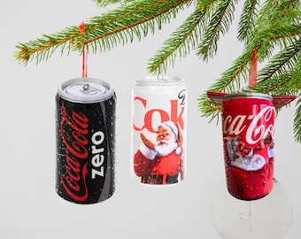 2025 Kurt Adler Coca-Cola Can Christmas Ornament: Coke, Diet, Zero
