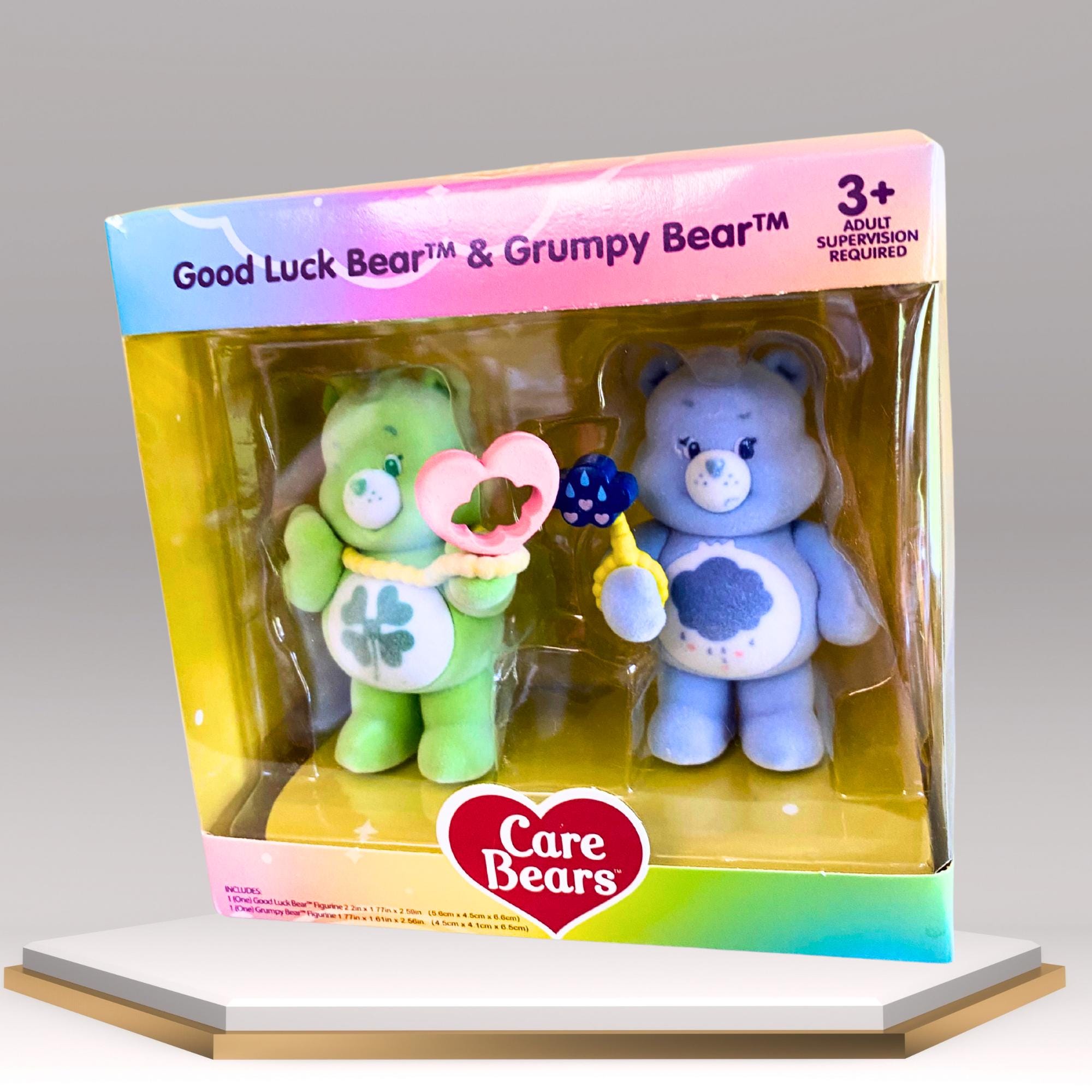 Care Bears Good Luck Bear and Grumpy Bear Mini Figure 2-pack - Etsy