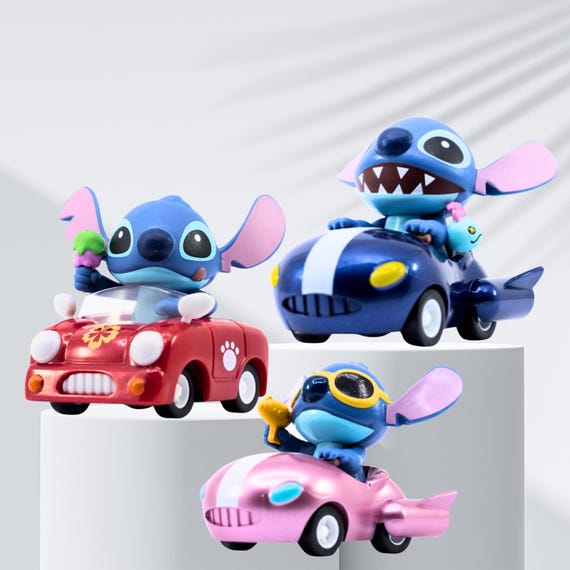 DIS Beast Kingdom Stitch Pull Back Toy Car - Etsy