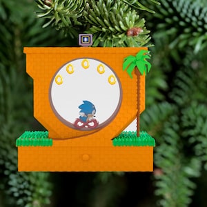 2024 Hallmark Sonic The Hedgehog SONIC SAMMELRINGE Weihnachtsverzierung