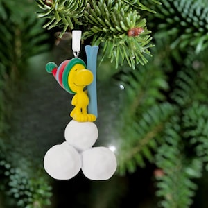2024 Hallmark Peanuts Woodstock on Snowballs Christmas Ornament
