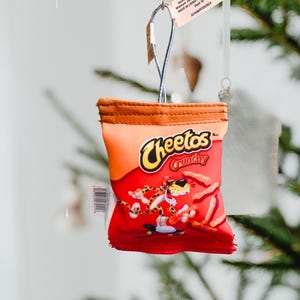 Cheetos Crunchy Soft  Polyester Christmas Ornament