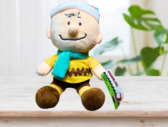 Ruz Peanuts Charlie Brown Christmas Plush, 8-inch Tall - Etsy