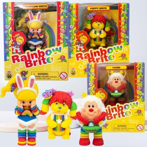 2025 Rainbow Brite Easter Chee Bee Figures Set of 3
