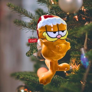 2024 Garfield Christmas Ornament, 4&quot; Tall