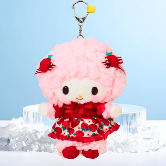 My Sweet Piano Plush Mascot Keychain (strawberry News 50th Anniv