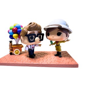 Funko Pop Carl & Ellie With Ballon Cart Vinyl Figure