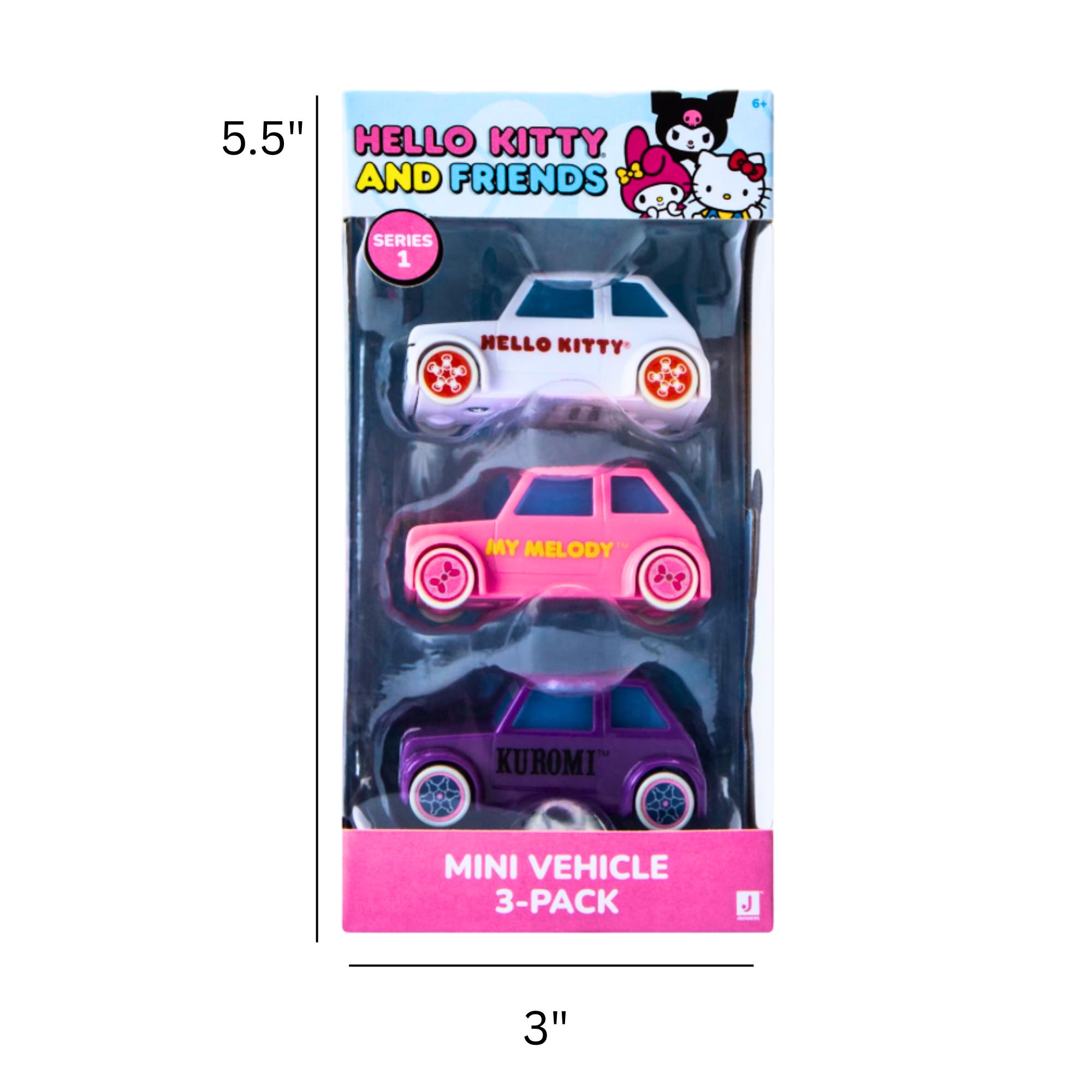HELLO KITTY(ハローキティー)コラボミニカー1/64・3台セット品 Hello Kitty and Friends Mini Vehicle 3-pack. - Etsy