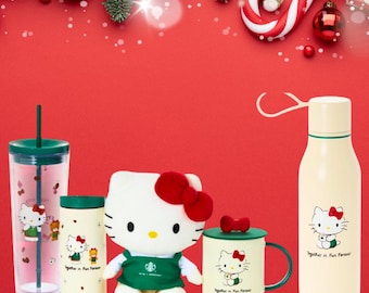 2025 Starbucks X Hello Kitty Holiday Merchandise Collection - Etsy