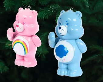 2025 Kurt Adler Grumpy & Cheer Care Bear Ornaments
