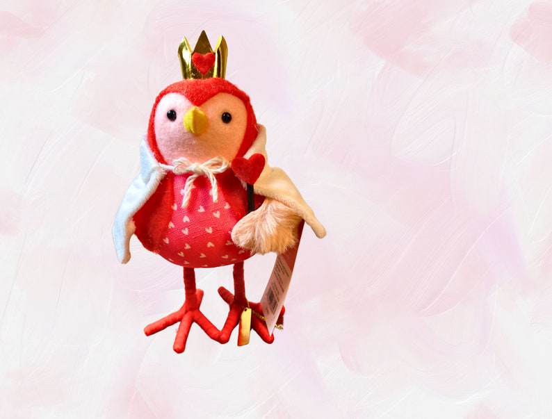 2024 SPRITZ Valentine Fabric Feathery Friends Bird Set of 3 Etsy