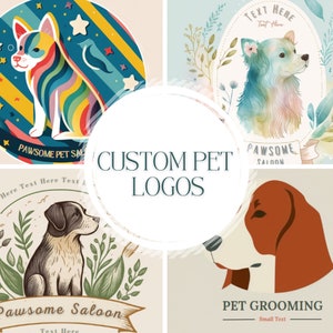 Logo d'animal de compagnie personnalisé
