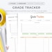 Grade Tracker Printable, Assignment Tracker, Teacher Grade Log, Student ...