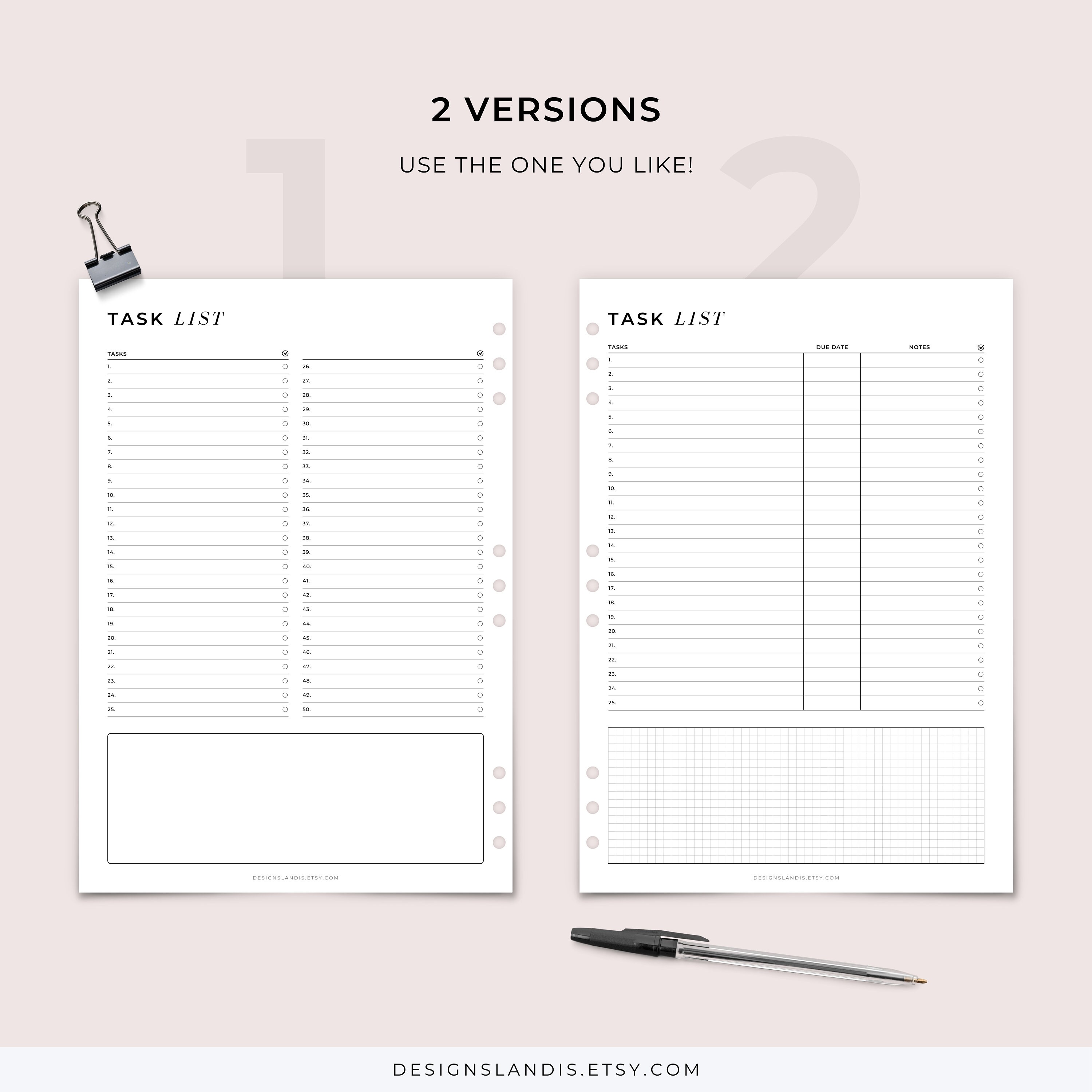 Project Planner Printable, Project Tracker, Project Management, Task ...