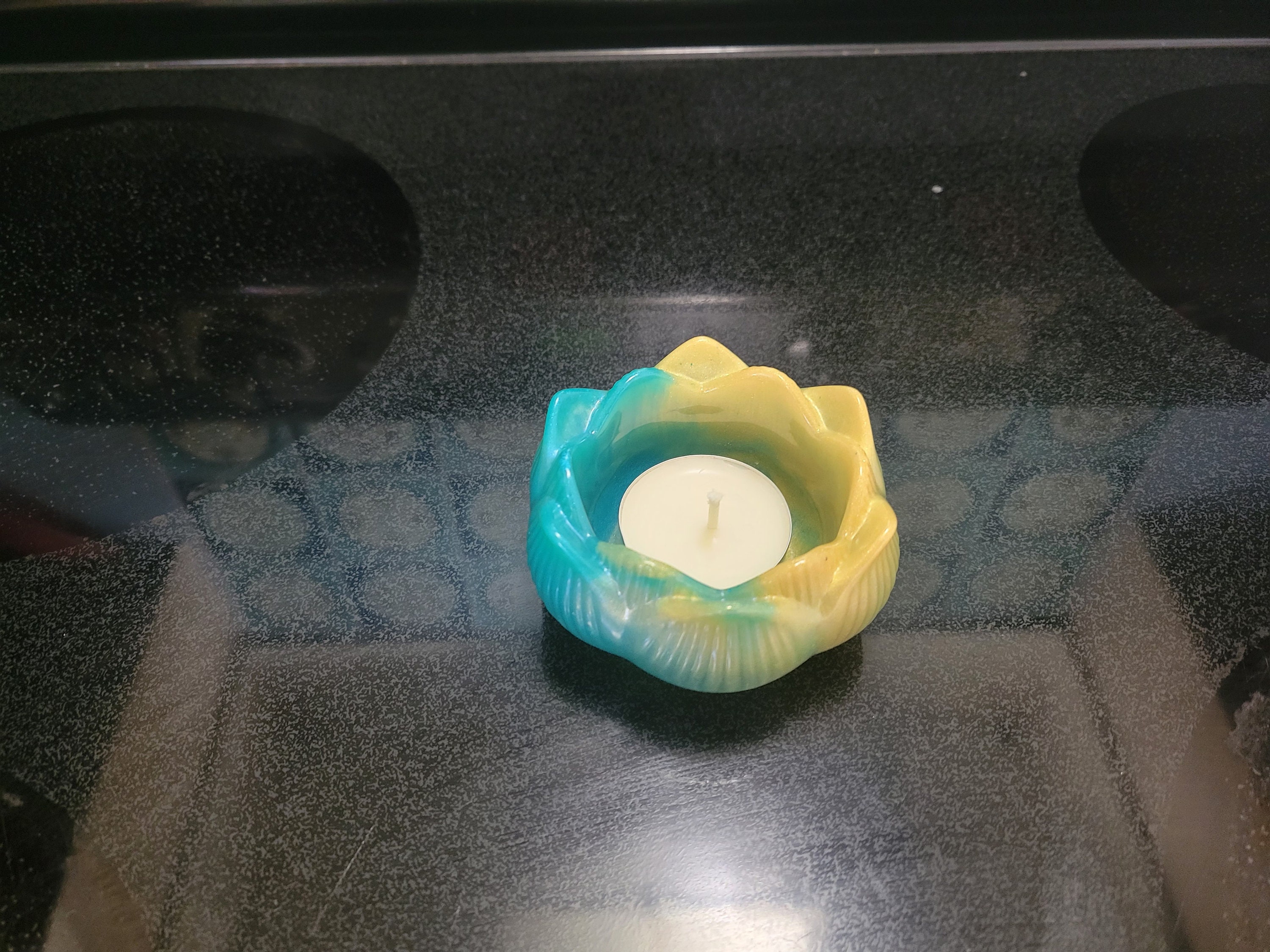 BRASS LOTUS TEALIGHT HOLDER main image 1