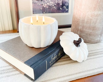 White Pumpkin Candle