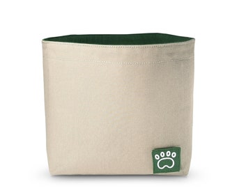Dog storage basket for pet stuff ∎ Large fabric dog toy box