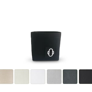 小さなバスルーム収納バスケット • タンポンの収納やピルホルダーとして使える小さなキャンバス製トイレタリーバッグ
