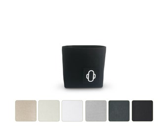 Small bathroom storage basket • Small canvas toiletry bag for tampon storage or as pill holder