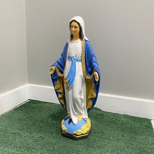 20&quot; Concrete Virgin Mary Statue, Outdoor Statues finest stone finish, Home decor, Christmas gifts, Mother&#39;s Day gifts, all occasions gift
