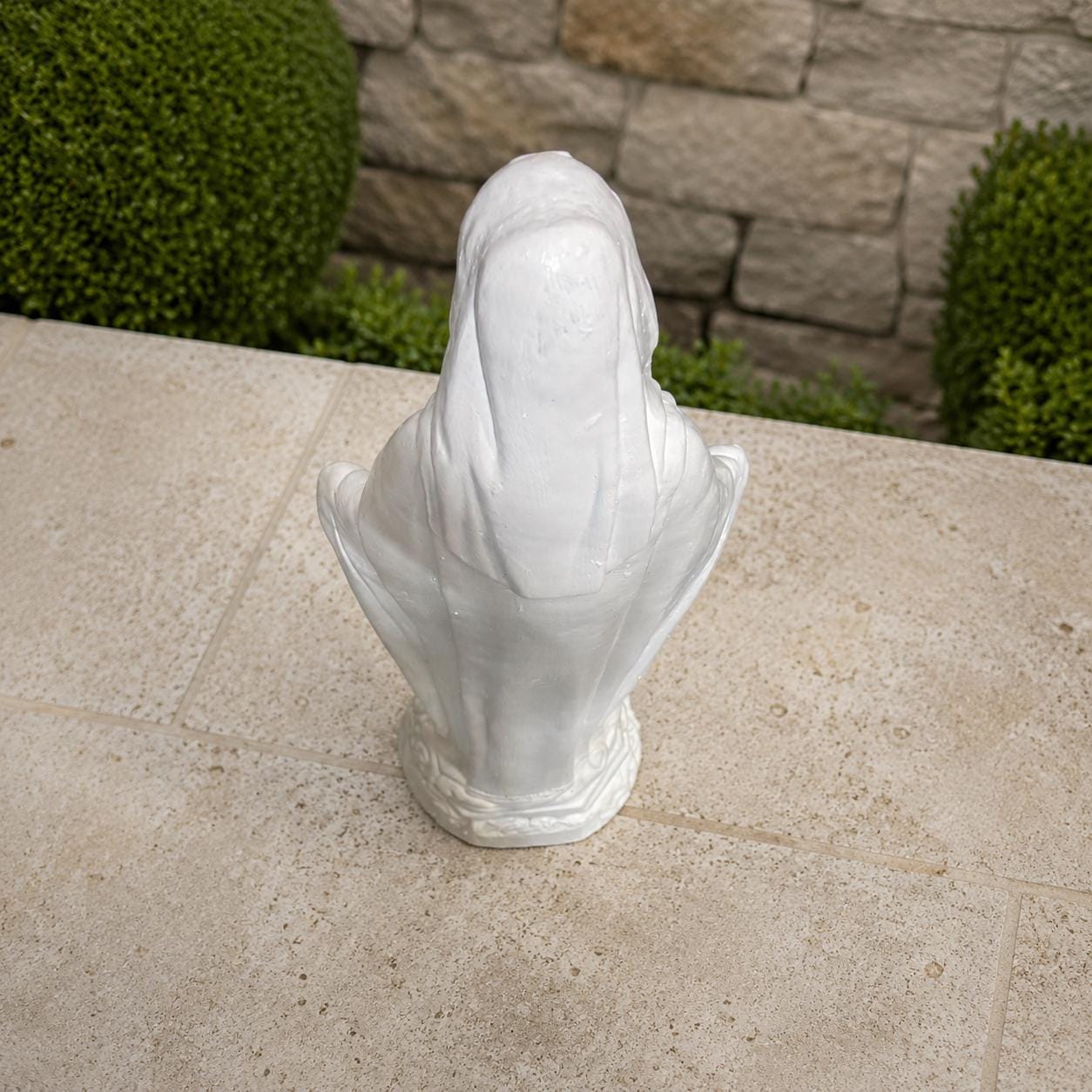 Large 33" Concrete Virgin Mary Statue, Outdoor Statues finest stone finish home decor, Christmas gift, Mother's Day gift, all occasions gift photo 9