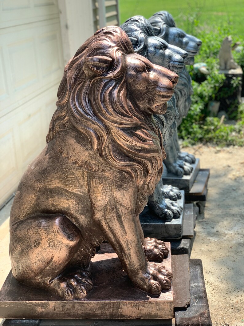 Buy 40 Massive Handmade Lifesize Lion Statue CONCRETE LION Statue