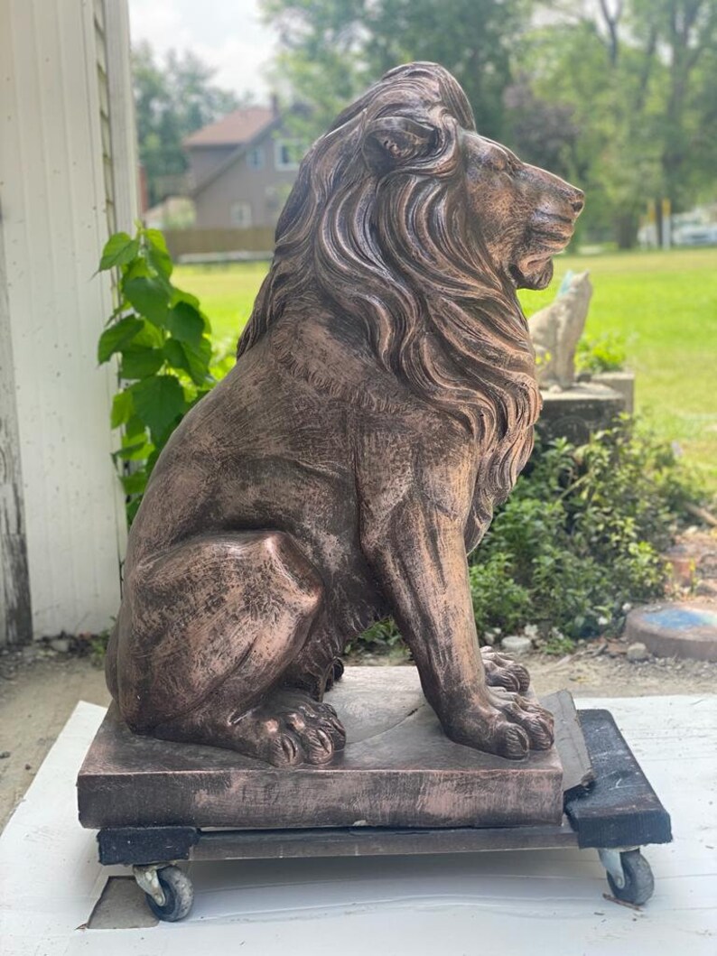 Buy 40 Massive Handmade Lifesize Lion Statue CONCRETE LION Statue