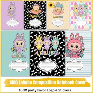 Composition Book Cover Mega Bundle, Canva Composition Notebook Design, Custom Composition Notebook, Composition Book Cover, Digital Download