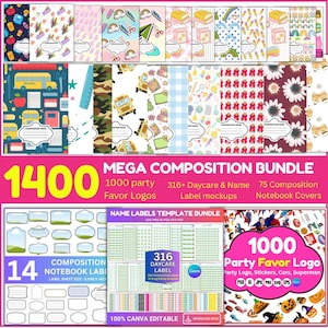 Teacher Composition Notebook Covers Template, School supply templates, Back to School, Composition book pencil,Teacher Supply Notebook Cover