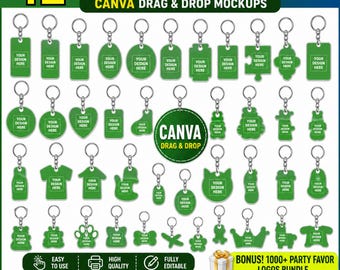 Keychain Templates, keychain Svg, Motel Keychain Templates, Keychain Earring Template, Earring Keychain, Round Keychain Sublimation mockups