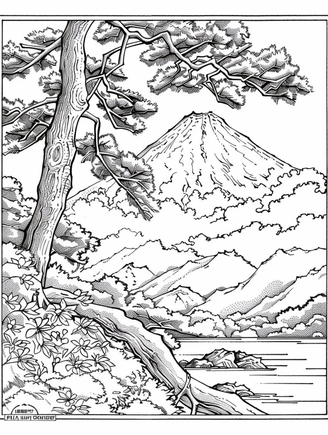 Embrace the Majesty of Mt. Fuji Over 200 Mt. Fuji Coloring Pages ...