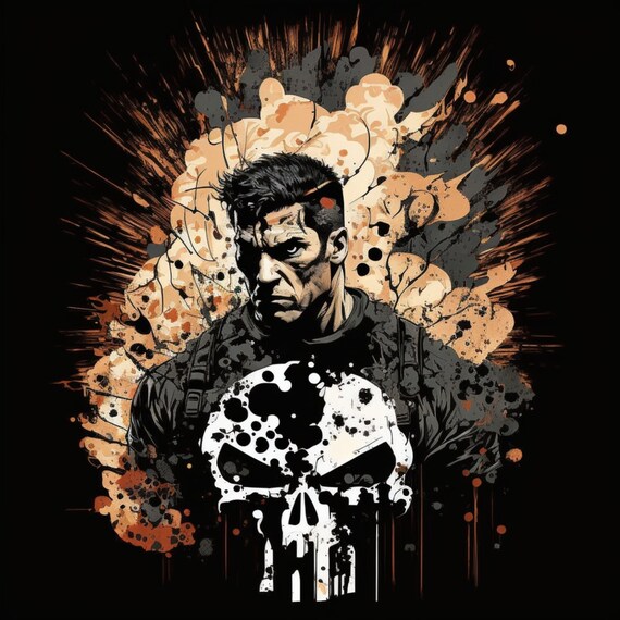 21 Original Punisher Art Pieces for Digital Download, Digital